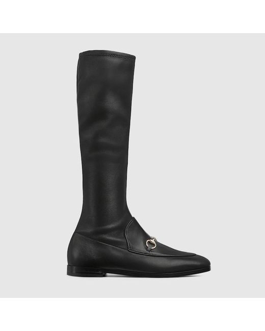 Gucci 〔ヨルダーン〕ウィメンズ ブーツ, ブラック, レザー Black
