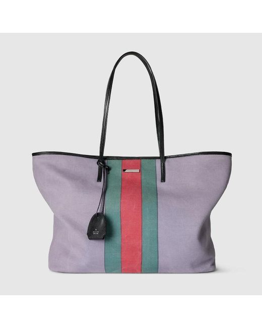Gucci Purple Tribeca 'Mykonos' Large Tote