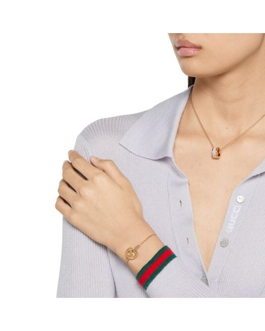 Gucci Metallic "Blondie" Bracelet