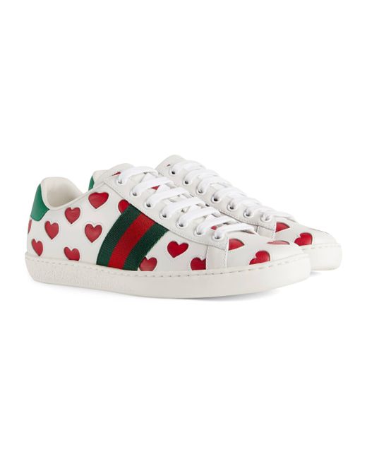 gucci ace heart