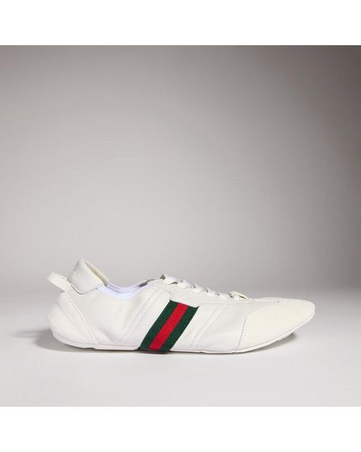 Gucci White Flex Damensneaker, Größe
