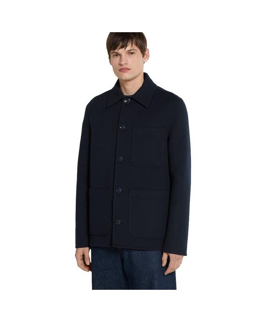 Gucci Blue Wool Double Jacket for men