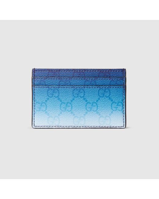 Portacarte Chroma di Gucci in Blue da Uomo