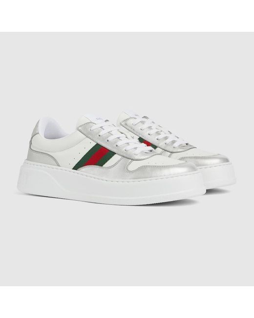 Sneaker Uomo Con Suola Oversize, Taglia di Gucci in White da Uomo