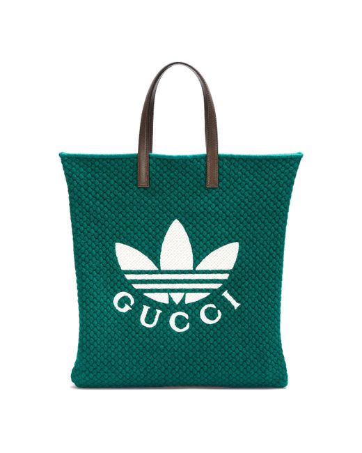 Gucci Green Adidas X Medium Tote Bag for men