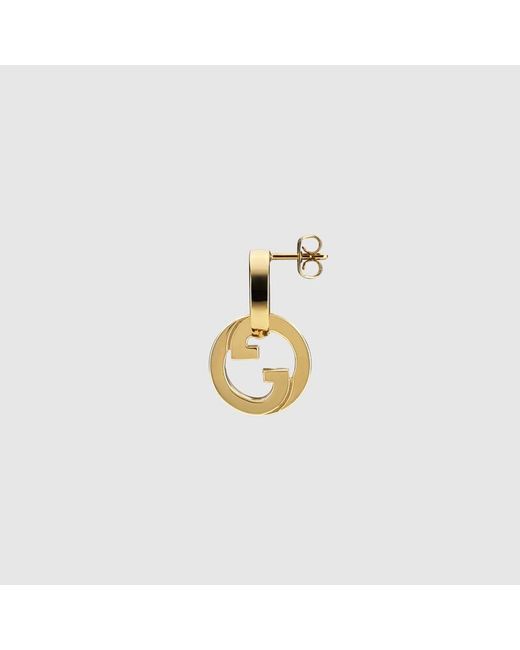 Gucci Metallic Blondie Intertwined Crystal Earrings