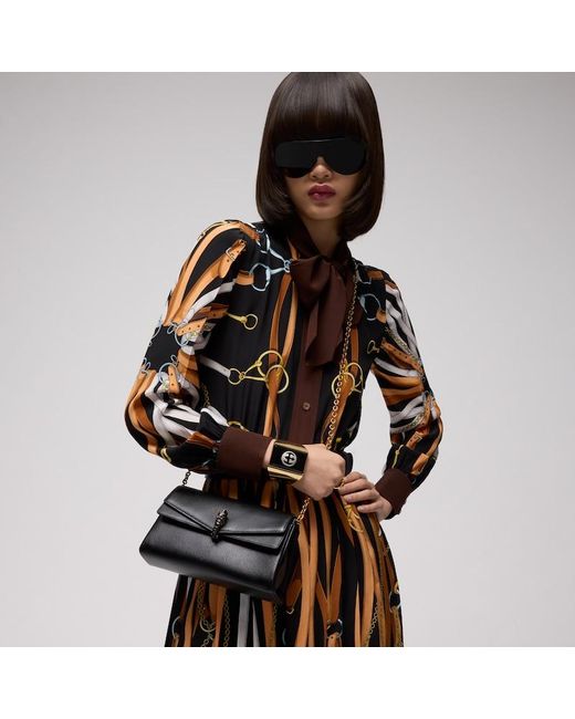 Gucci Black Dionysus Small Shoulder Bag, Leather