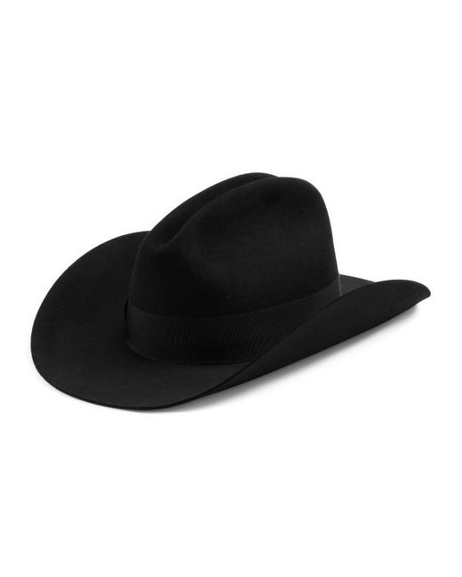Chapeau fédora en feutre avec bord large et double g Gucci pour homme en  coloris Noir | Lyst