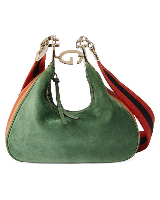 Gucci Green Attache Small Shoulder Bag