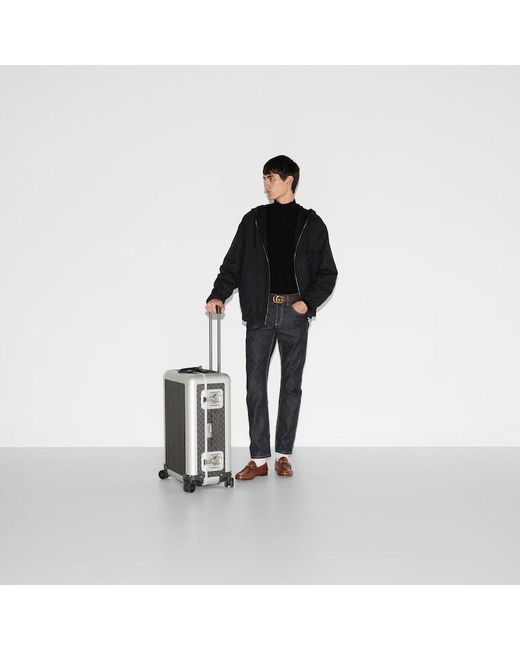 Gucci Gray Porter Medium Trolley for men