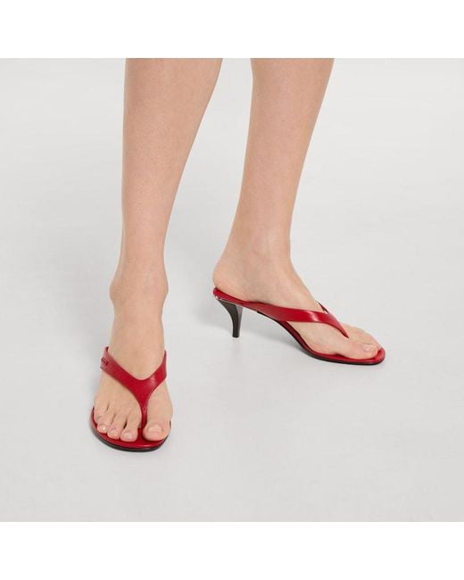 Gucci Red Vittoria Thong