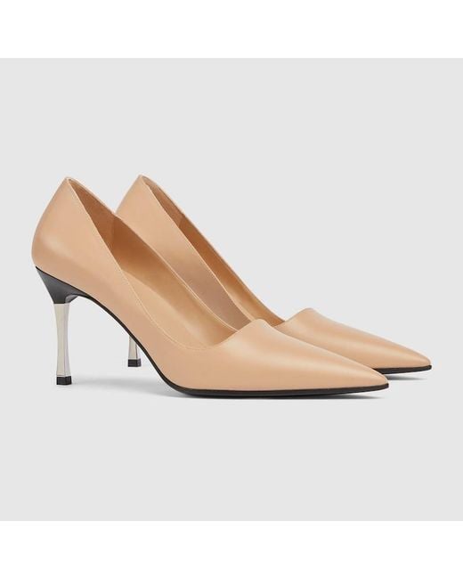 Gucci White Bombshell Damenpumps, Größe