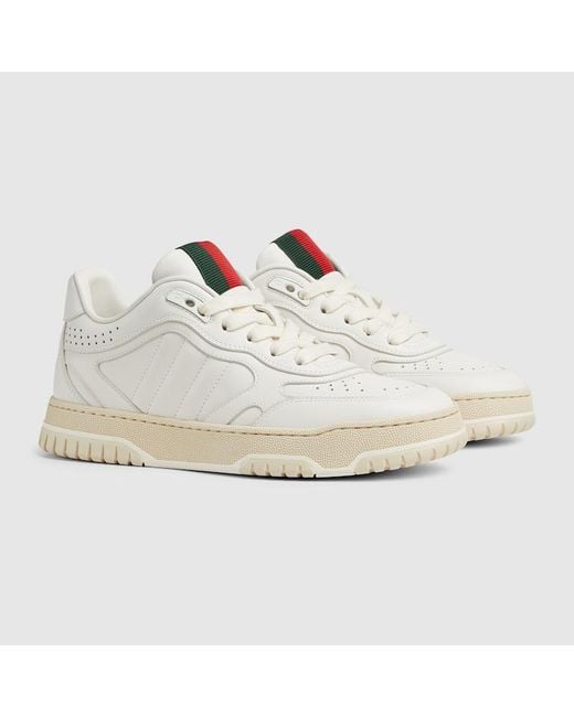 Gucci White Re-web Sneaker