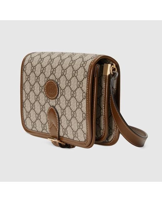 Gucci Natural Mini Crossbody Bag With Interlocking G for men