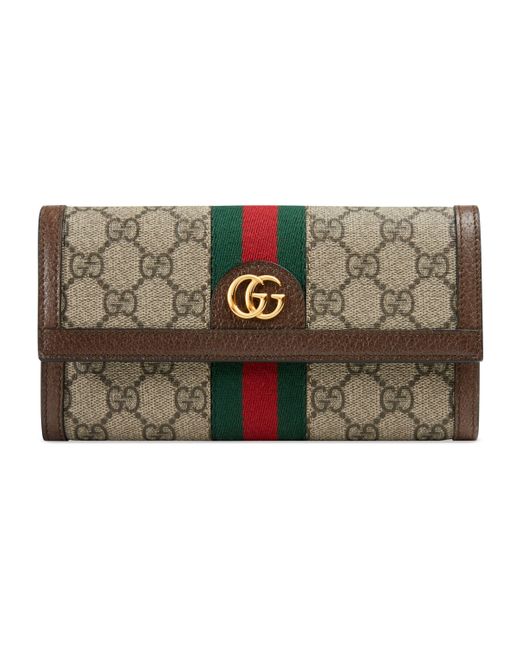Energize himmelsk Løsne Gucci Canvas Ophidia gg Continental Wallet in Brown - Save 14% - Lyst