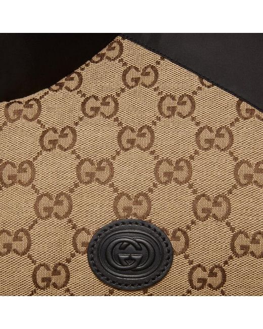 Gucci Ggコットンキャンバス ダウンベスト, ベージュ, ウェア Natural