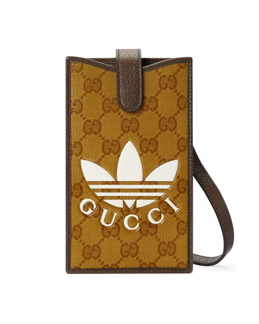 Gucci Canvas Adidas X Phone Case in Brown | Lyst