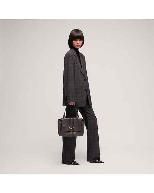 Gucci Black Paparazzo Medium Top Handle Bag