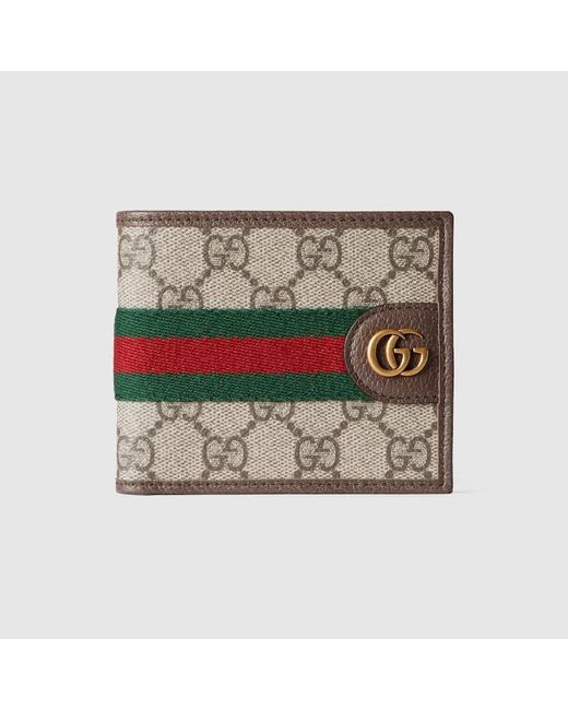 Gucci Multicolor Ophidia Bi-Fold Wallet for men