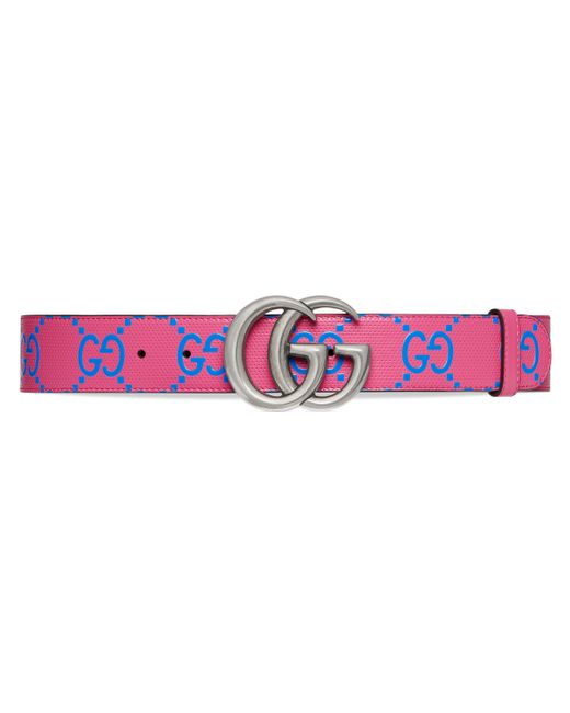 Gucci GG Marmont Wide Belt in Purple for Men | Lyst