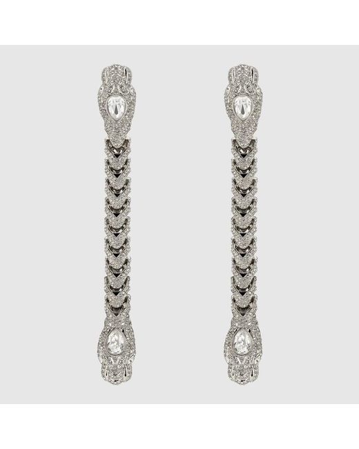 Orecchini Dionysus di Gucci in White