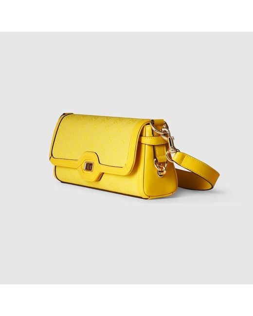 Bolso de Hombro Luce Pequeño Gucci de color Yellow
