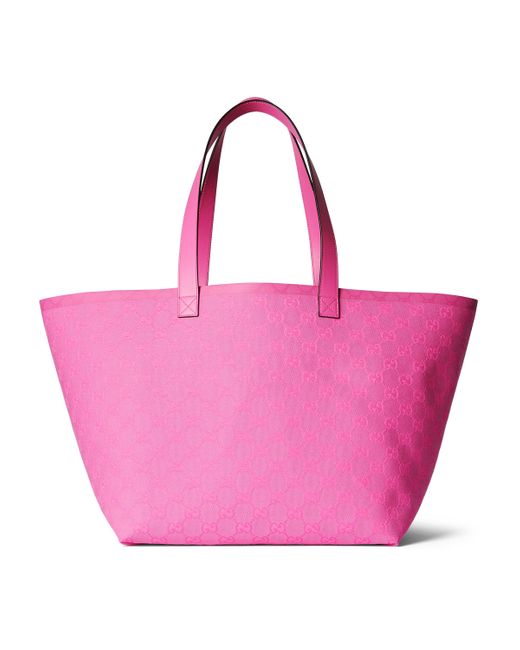 Gucci Pink GG Medium Tote Bag