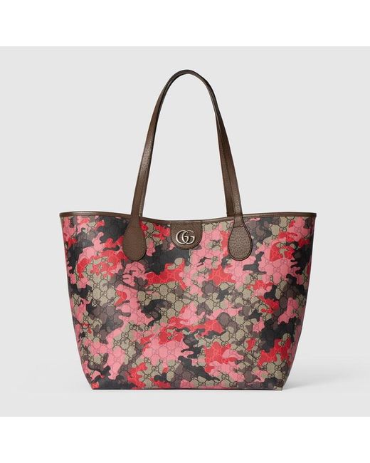 Gucci Large Gg Tote Bag, Gg Canvas in Red for Men | Lyst
