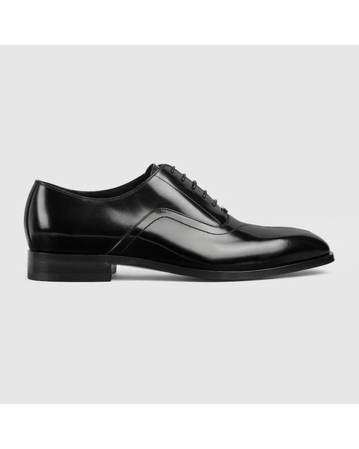 Chaussures À Lacets Avec Surpiqûre Pour Homme, Taille Gucci pour homme en coloris Black