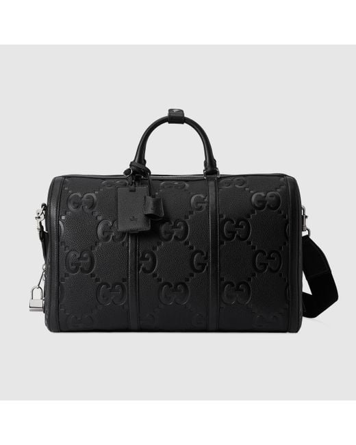 Gucci Jumbo GG Small Duffle Bag in Black for Men