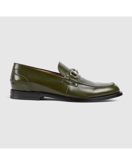 Gucci Green Loafer With Horsebit, Uk for men