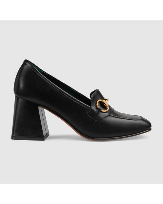 Gucci Horsebit Pump in Black Lyst UK