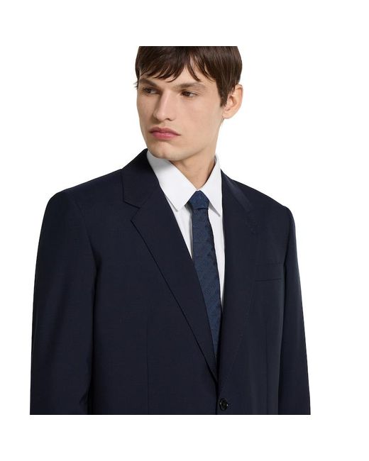 Cravate En Jacquard De Soie À Motif Équestre Gucci pour homme en coloris Blue