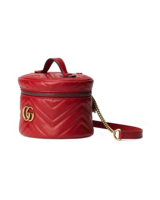 gucci red mini backpack
