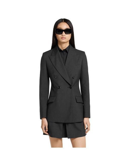 Gucci Black Double-Breasted Wool Jacket
