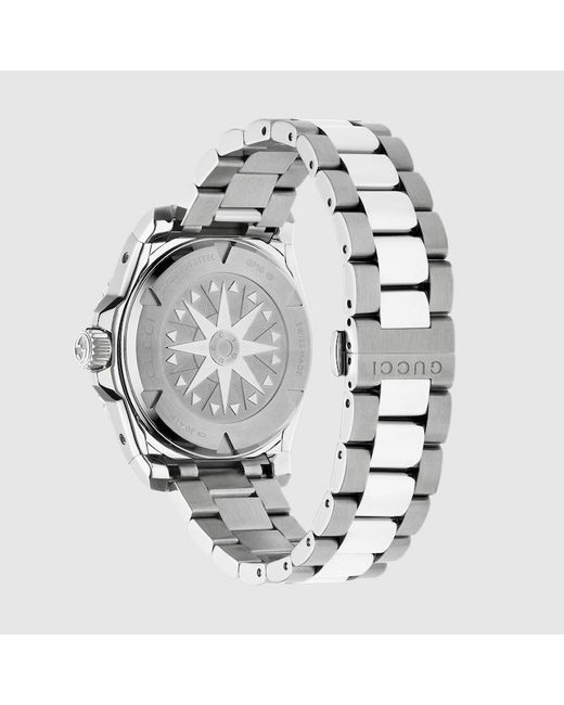 Orologio Dive, 40 Mm di Gucci in Metallic da Uomo