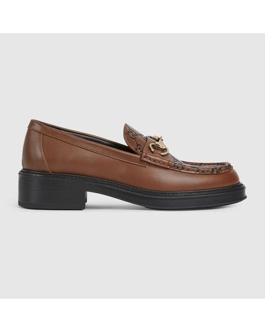 Gucci Brown Horsebit Loafer