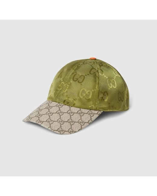 Gucci Green Match Baseball Cap for men