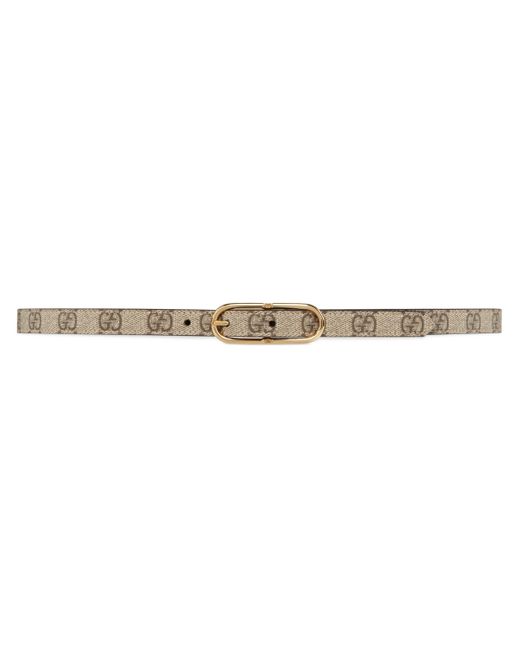 Jackie thin gg supreme canvas belt 2025