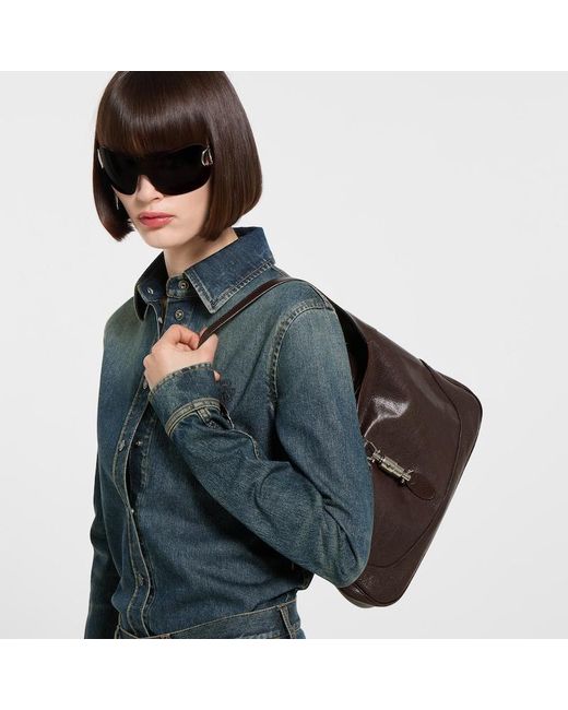 Gucci Brown "Jackie 1961" Medium Shoulder Bag