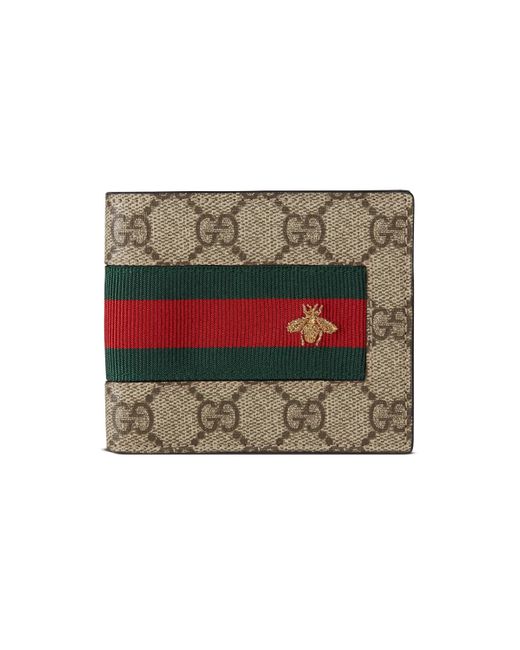 mens gucci supreme wallet