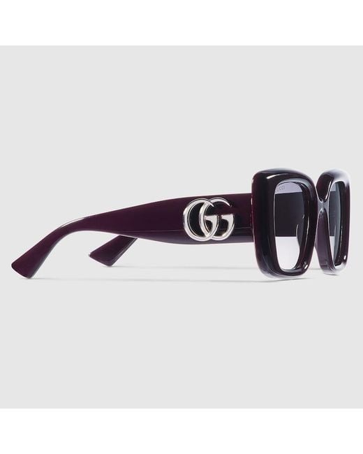 Lunettes De Soleil Monture Papillon Gucci en coloris Blue