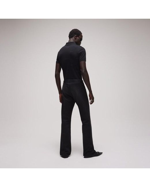 Gucci Black Wool Silk Jacquard Polo Shirt for men