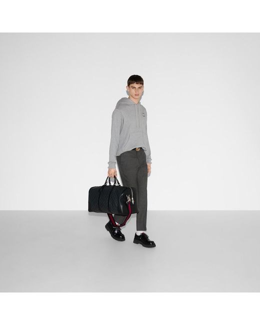 Borsone Gg Misura Media di Gucci in Black da Uomo