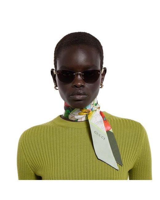 Gucci Brown Sonnenbrille