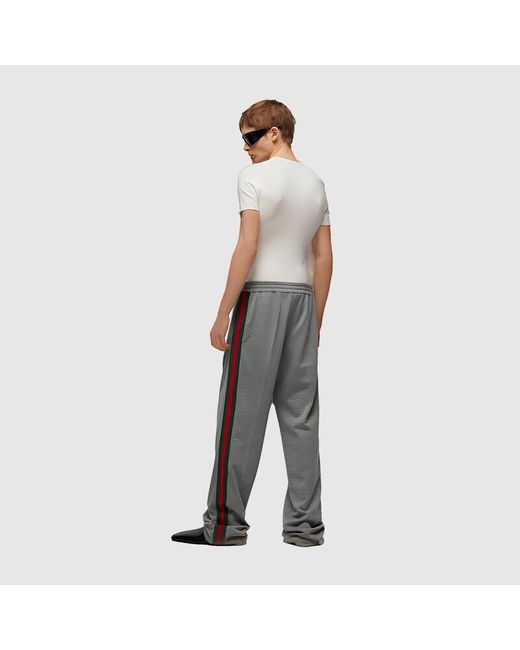Gucci White Stretch Nylon T-Shirt