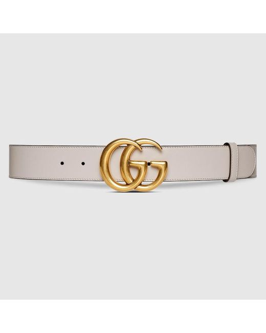 Gucci Metallic GG Marmont Belt