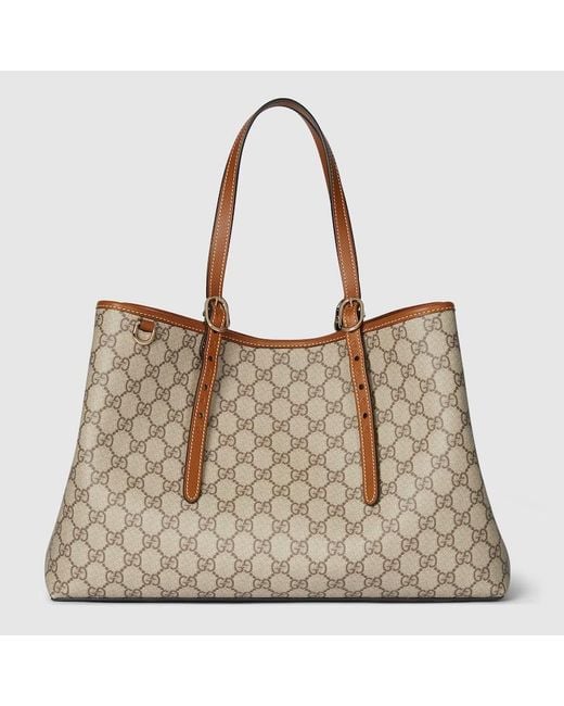 グッチ GGエンブレム ベージュ Gucci 〔Ggエンブレム〕ラージ トートバッグ, ベージュ, Gg