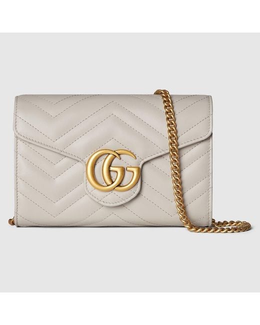 Gucci Metallic GG Marmont Matelassé Mini Bag