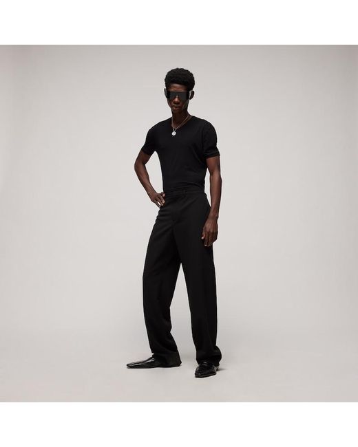 Gucci Black Technical Stretch Wool Pants